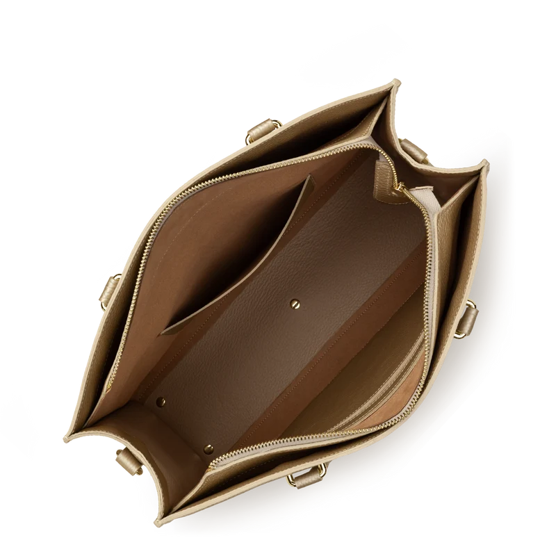 Grand sac cabas main - Foulonné Double DAILY
