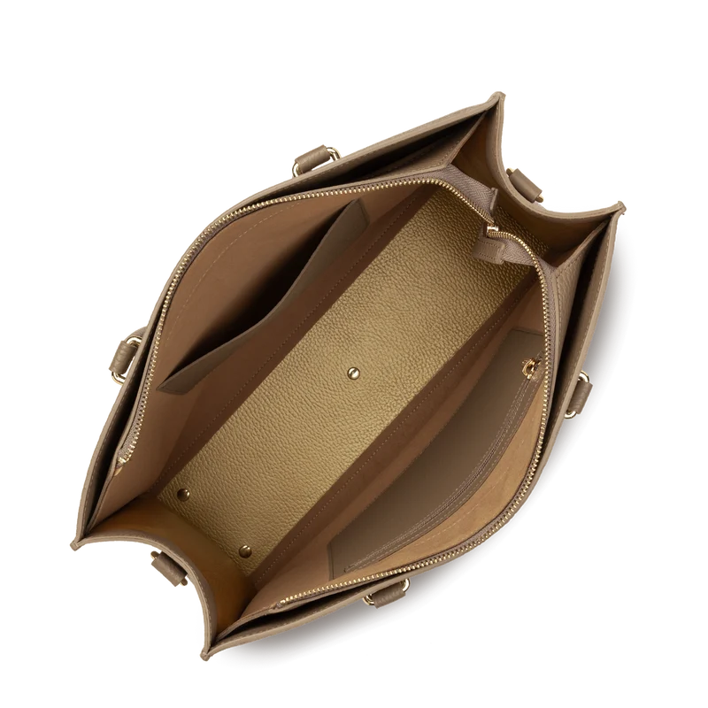 Grand sac cabas main - Foulonné Double DAILY
