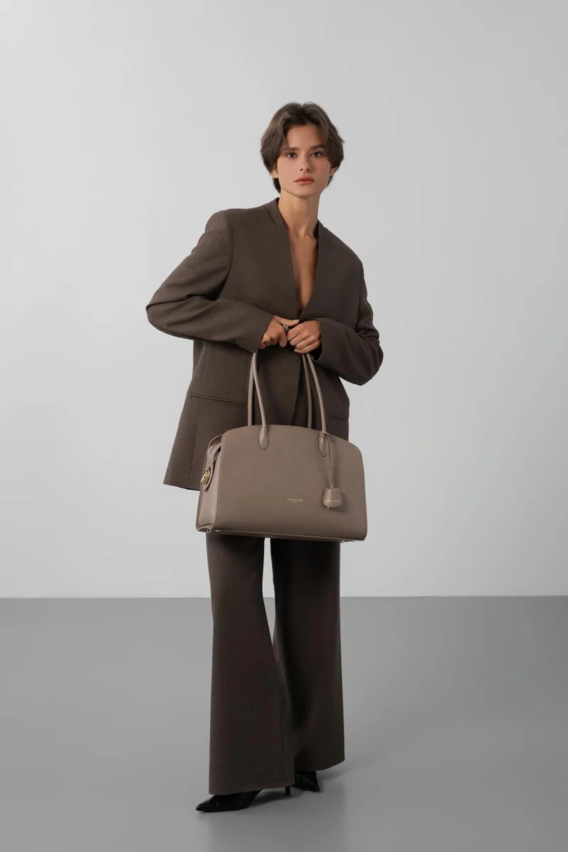 Grand sac cabas épaule - Mademoiselle Bonnie
