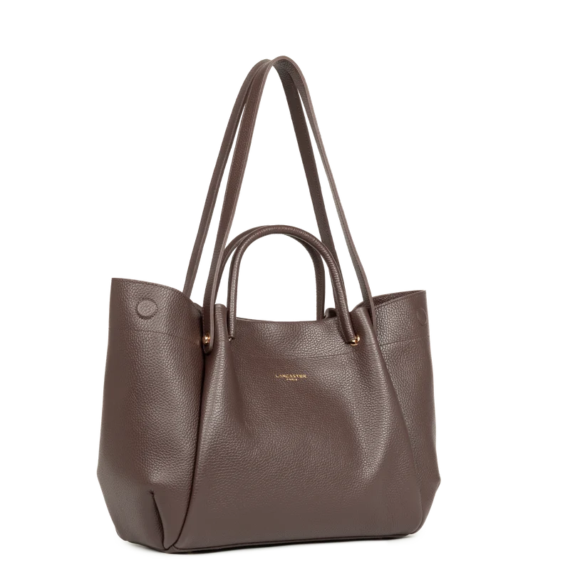 Très grand sac cabas épaule - Foulonné Double LOUISA