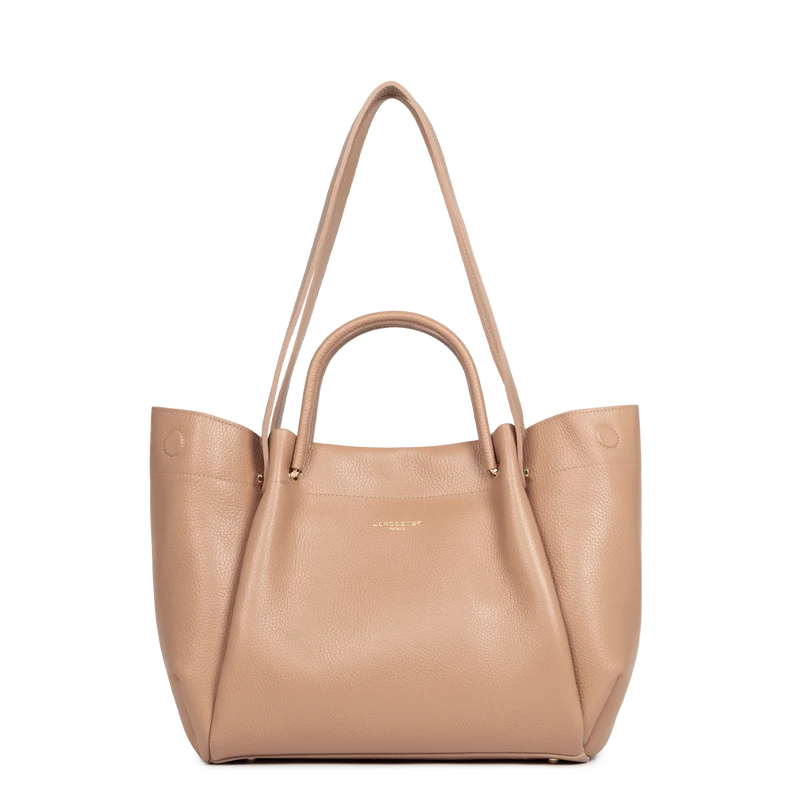Très grand sac cabas épaule - Foulonné Double LOUISA