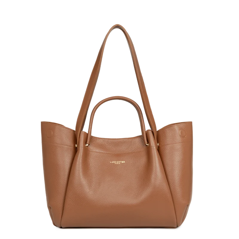 Très grand sac cabas épaule - Foulonné Double LOUISA
