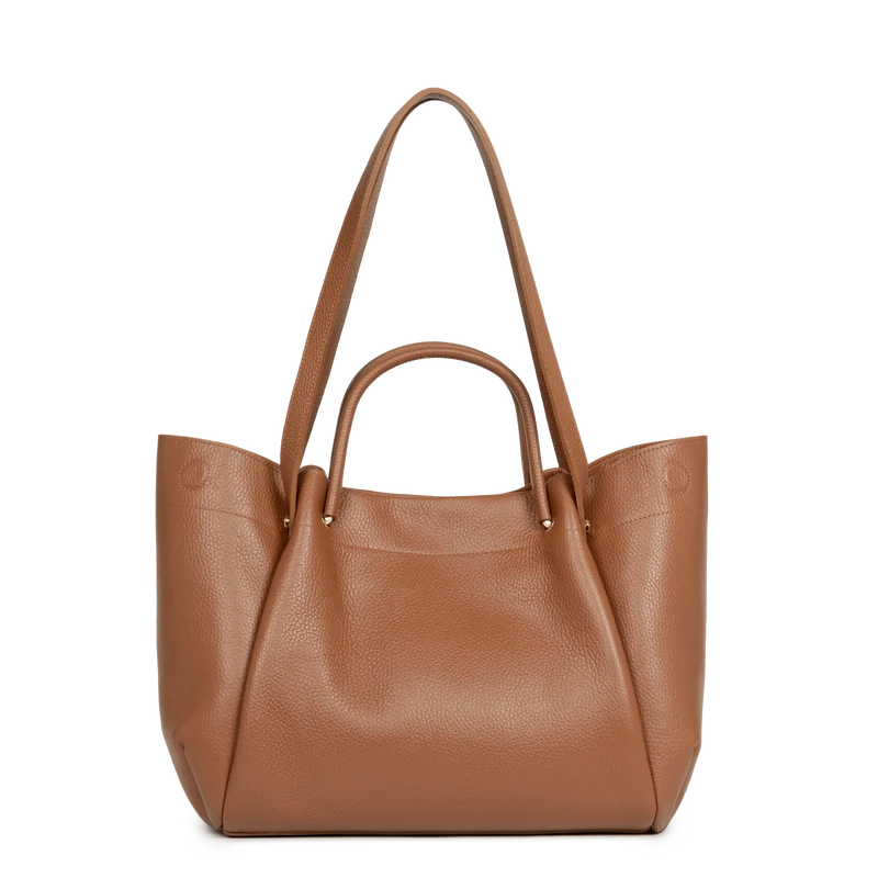 Très grand sac cabas épaule - Foulonné Double LOUISA