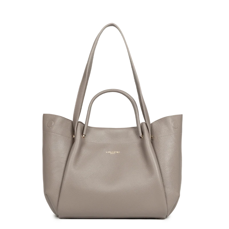Très grand sac cabas épaule - Foulonné Double LOUISA
