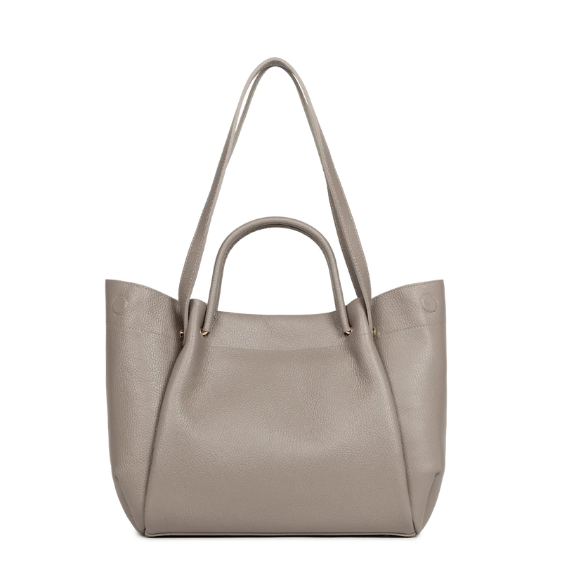 Très grand sac cabas épaule - Foulonné Double LOUISA