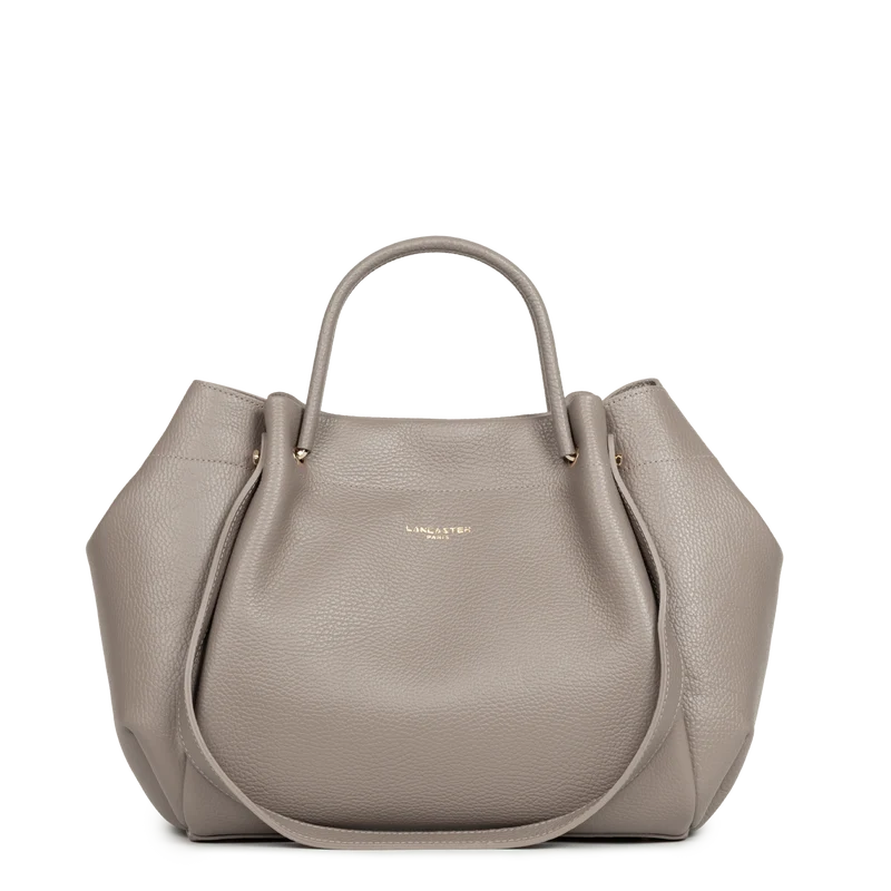 Très grand sac cabas épaule - Foulonné Double LOUISA