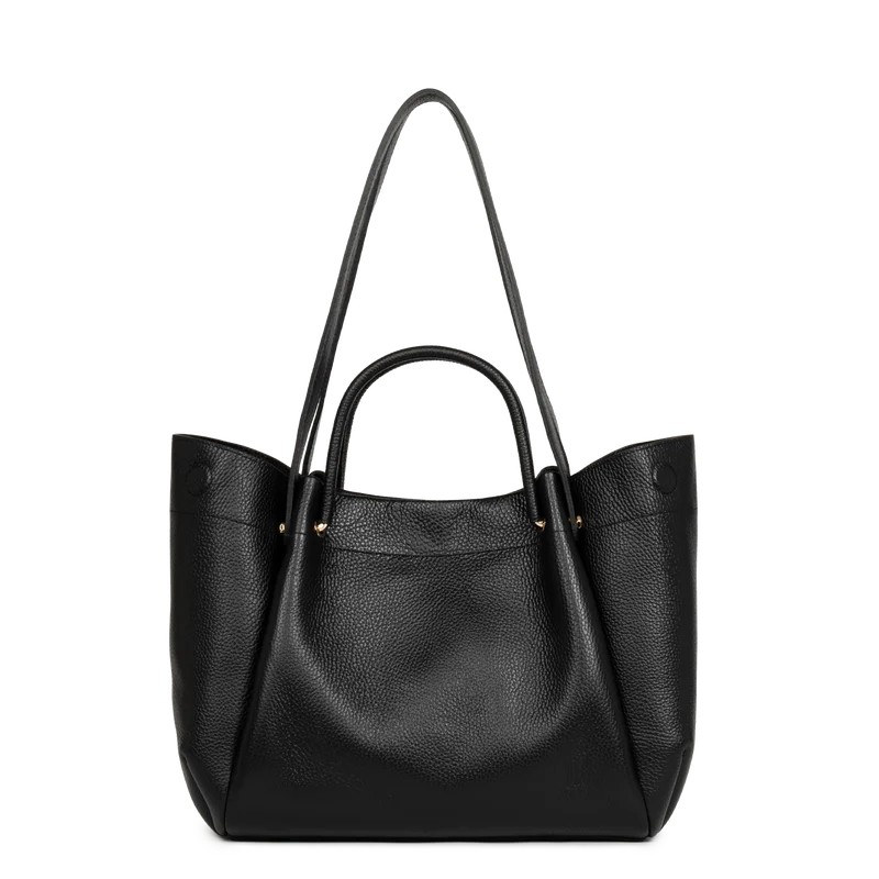 Très grand sac cabas épaule - Foulonné Double LOUISA