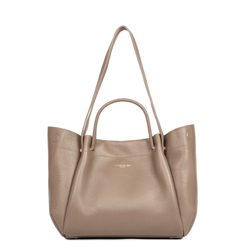 Très grand sac cabas épaule - Foulonné Double LOUISA