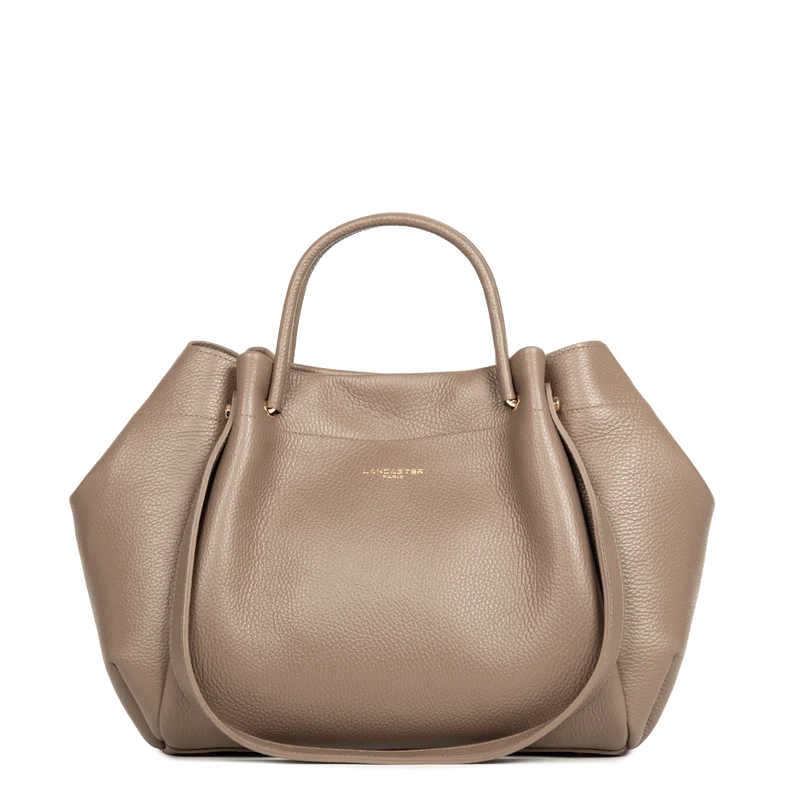 Très grand sac cabas épaule - Foulonné Double LOUISA