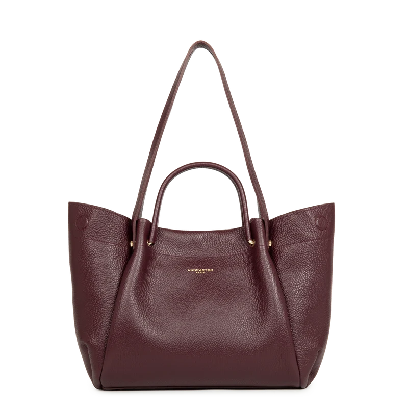 Très grand sac cabas épaule - Foulonné Double LOUISA