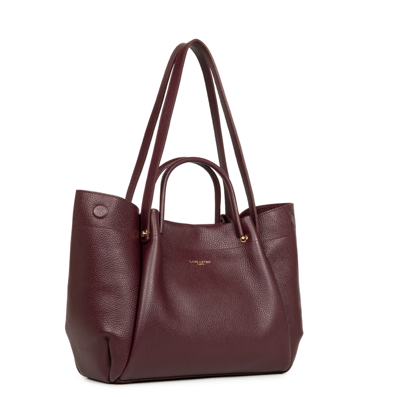 Très grand sac cabas épaule - Foulonné Double LOUISA