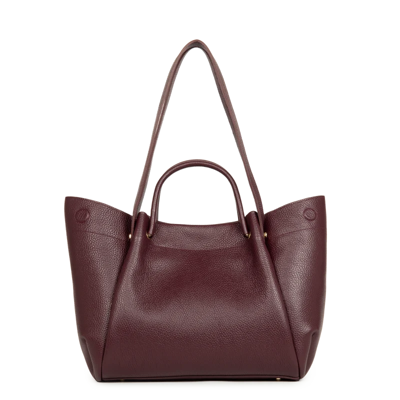 Très grand sac cabas épaule - Foulonné Double LOUISA