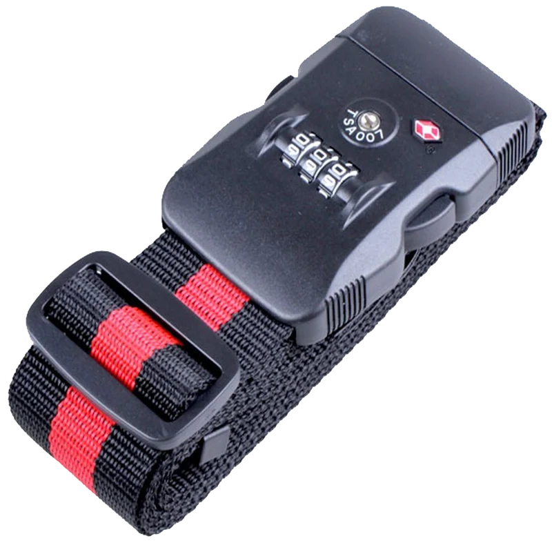 Mygreen Tsa Approved Coded Lock Travel Luggage Suitcase Belt Stripe
