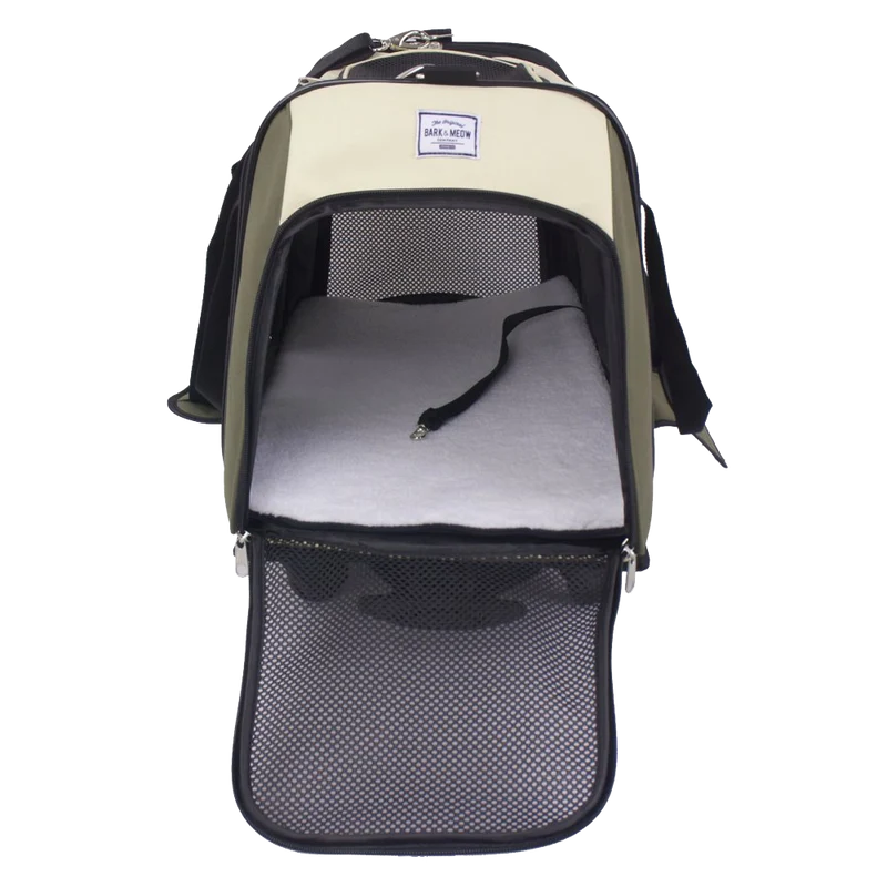 Bark And Meow Premium Pet Travel Tote Carrier Bag