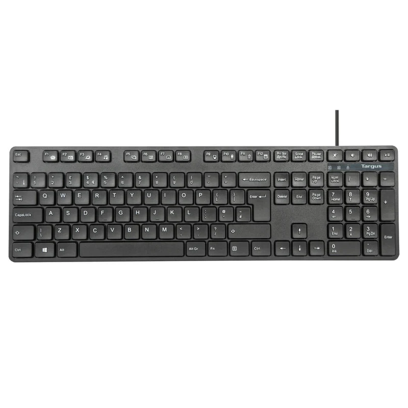 Combo de teclado y ratón con cable de tamaño normal (Reino Unido)