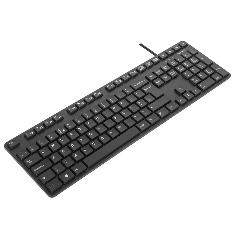 Combo de teclado y ratón con cable de tamaño normal (Reino Unido)
