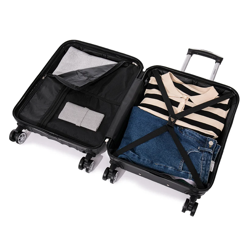 Raykong Maleta Cabina ABS 55x40x20cm (44L) - 20 Pulgadas Negro - Waves
