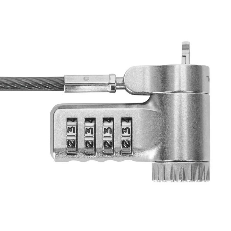 DEFCON® Ultimate Cable Combinado Serializado Universal Candado con Cabezal Adaptable Slimline Candado - (Paquete B2B 25)