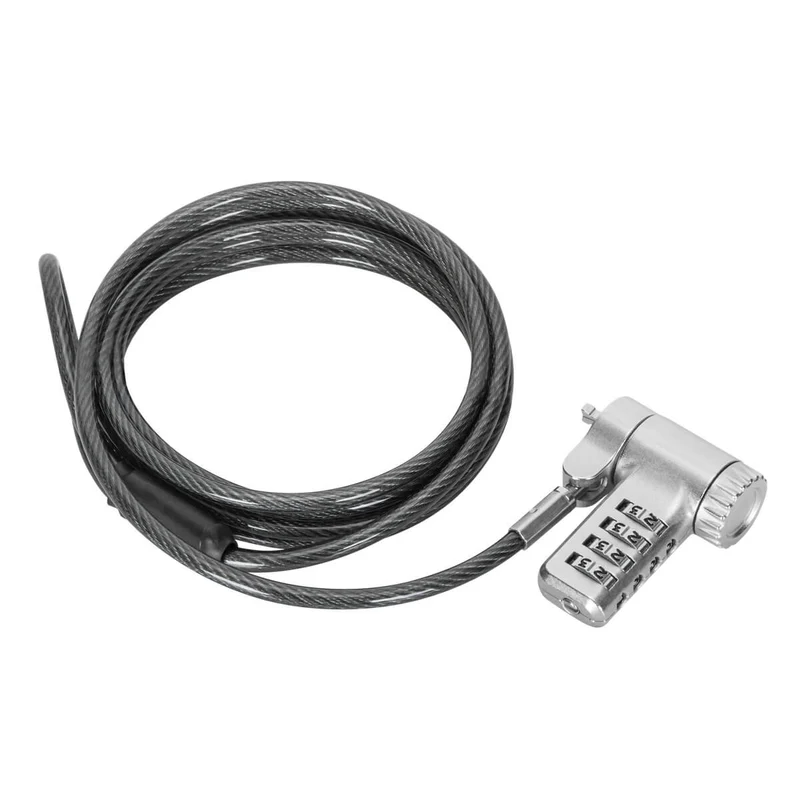 DEFCON® Ultimate Cable Combinado Serializado Universal Candado con Cabezal Adaptable Slimline Candado - (Paquete B2B 25)