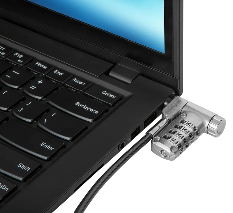 DEFCON® Ultimate Cable Combinado Serializado Universal Candado con Cabezal Adaptable Slimline Candado - (Paquete B2B 25)