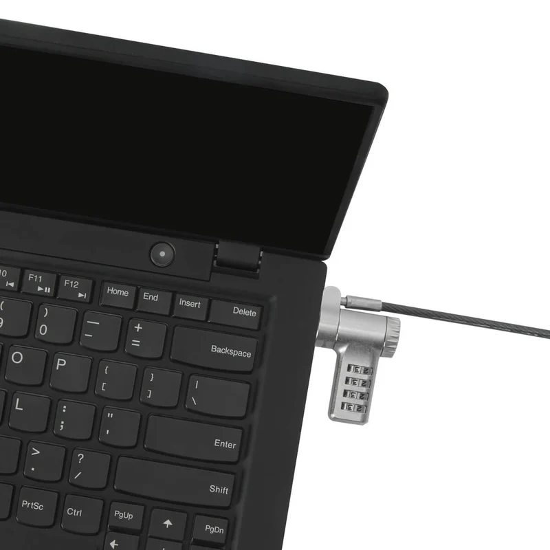 DEFCON® Ultimate Cable Combinado Serializado Universal Candado con Cabezal Adaptable Slimline Candado - (Paquete B2B 25)