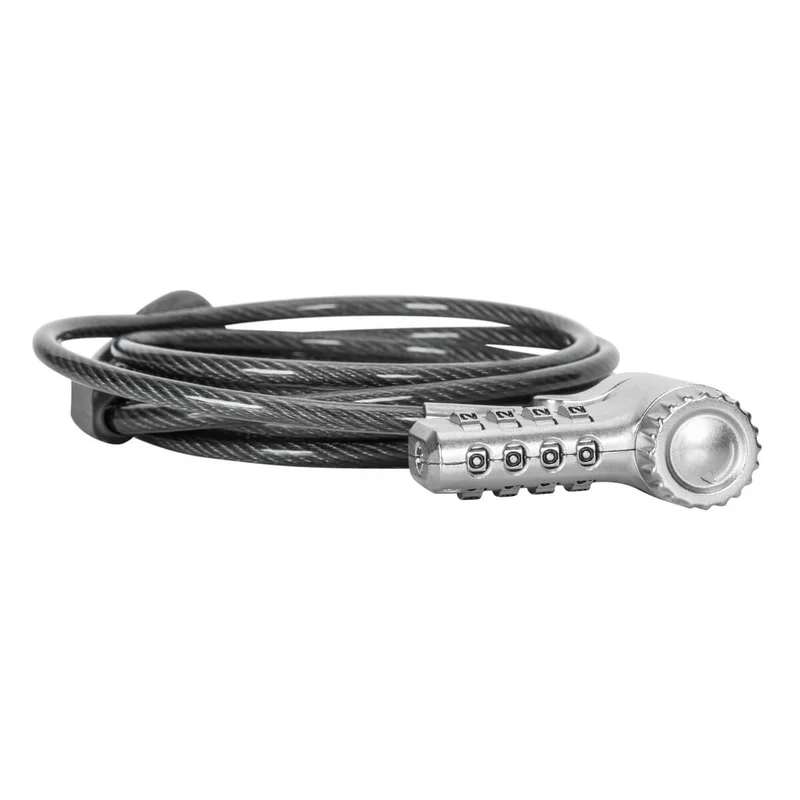 DEFCON® Ultimate Cable Combinado Serializado Universal Candado con Cabezal Adaptable Slimline Candado - (Paquete B2B 25)