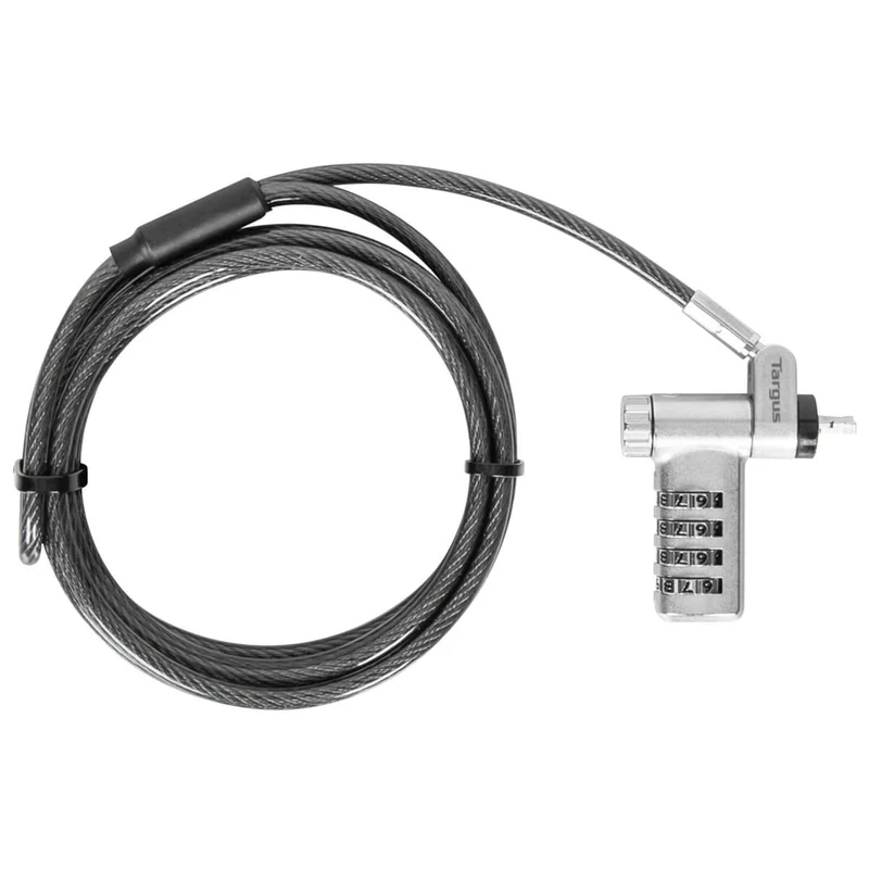 DEFCON® Ultimate Cable Combinado Serializado Universal Candado con Cabezal Adaptable Slimline Candado - (Paquete B2B 25)