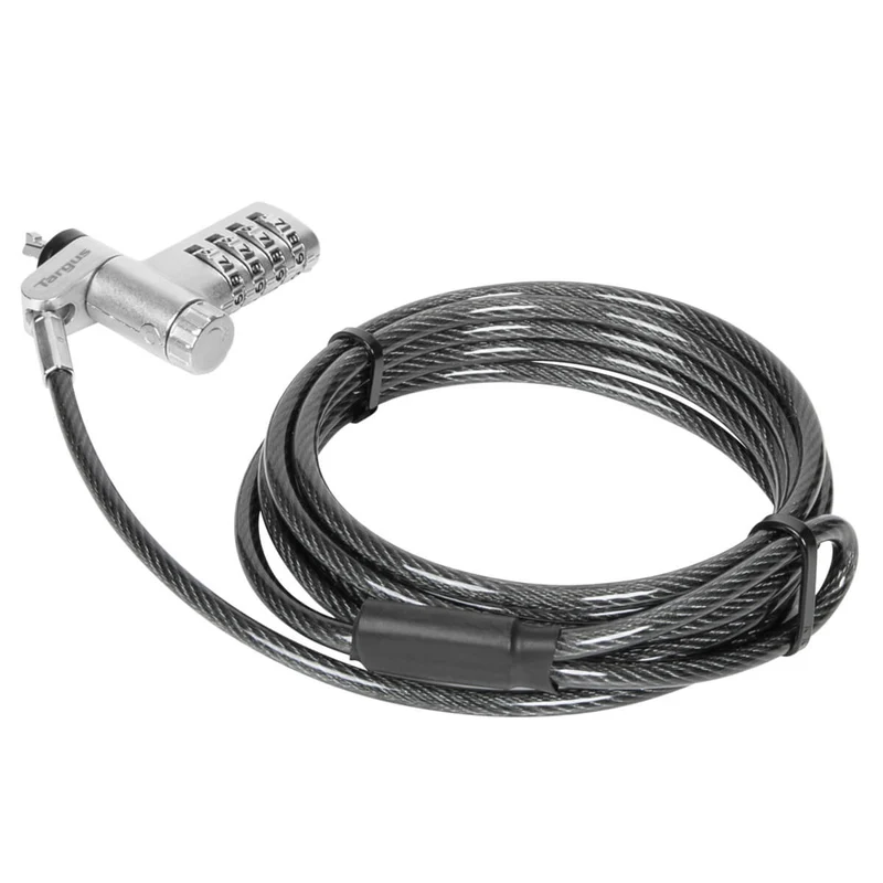 DEFCON® Ultimate Cable Combinado Serializado Universal Candado con Cabezal Adaptable Slimline Candado - (Paquete B2B 25)