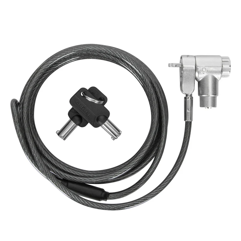 DEFCON® Ultimate Cable con Llave Maestra Universal Candado con Cabezal Adaptable Slimline Candado - (Paquete B2B 25)