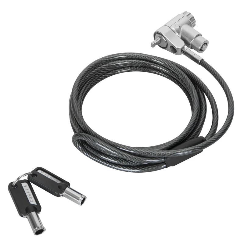 DEFCON® Ultimate Cable con Llave Maestra Universal Candado con Cabezal Adaptable Slimline Candado - (Paquete B2B 25)