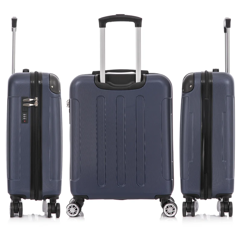 Raykong Maleta Cabina ABS 55x40x20cm (44L) Maxima aprovechamiento de espacio - 20 Pulgadas - AzulMarino