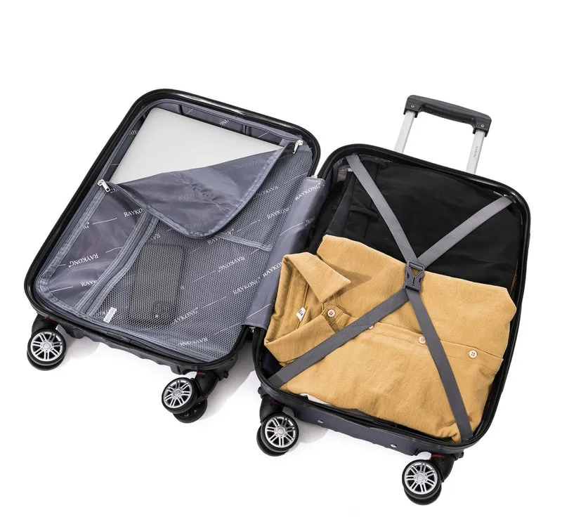 Raykong Maleta Cabina ABS 55x38x23cm 44L - 20 Pulgadas AzulMarino- Waves