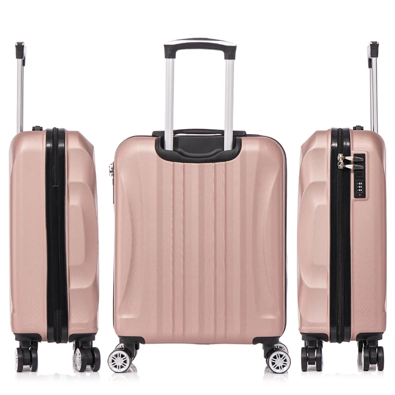 Raykong Maleta Cabina ABS 55x40x20cm (44L) - 20 Pulgadas RosaDorada - Waves