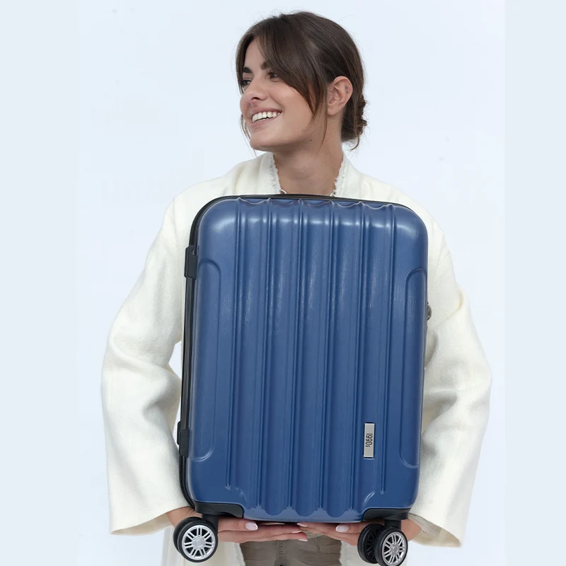 Maleta Cabina 55x39x21cm Policarbonato 45L - 20 Pulgadas AzulMarino - Seda