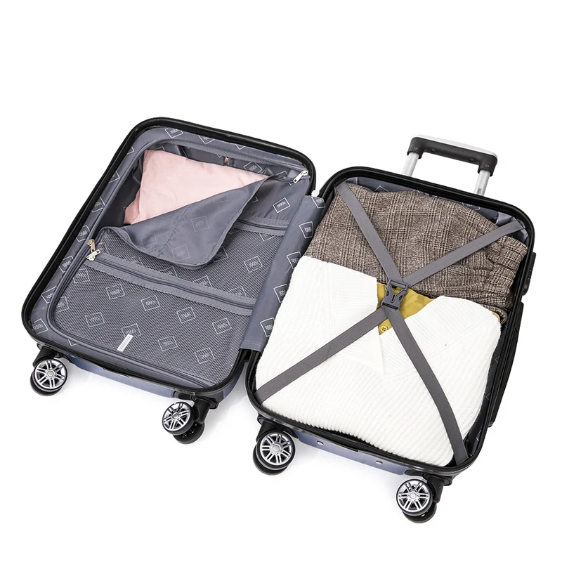 Maleta Cabina 55x39x21cm Policarbonato 45L - 20 Pulgadas AzulMarino - Seda