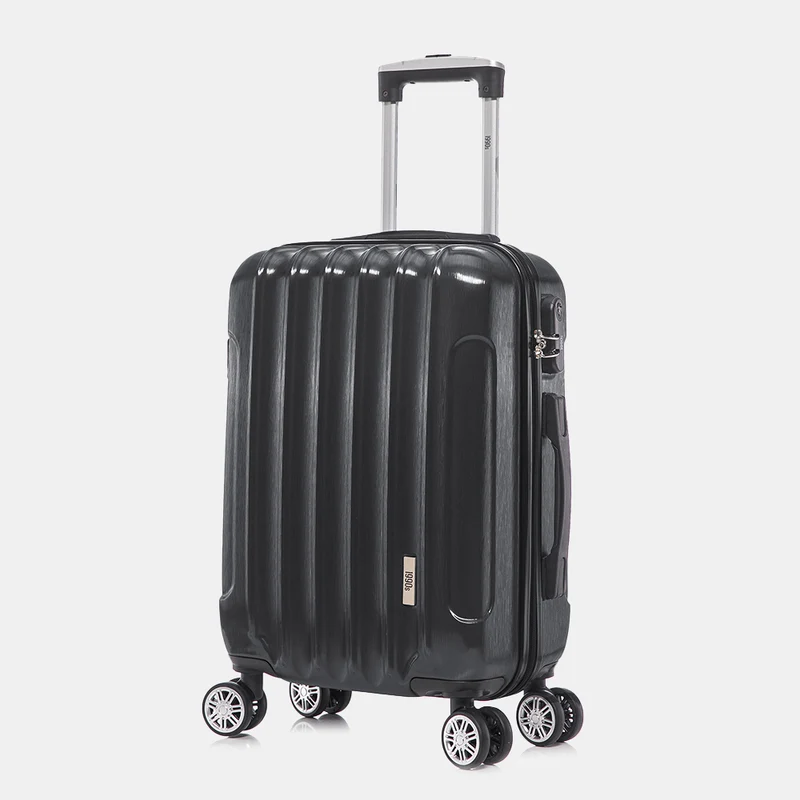 Maleta Cabina 55x39x21cm Policarbonato 45L - 20 Pulgadas Negro - Seda