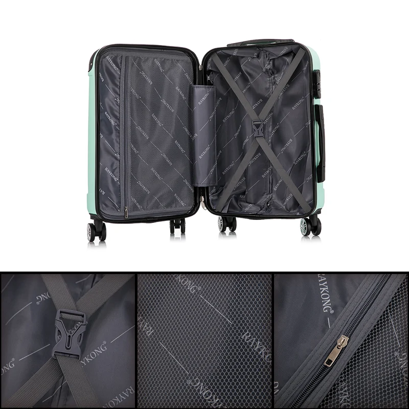 Maleta Cabina ABS 55x40x20cm (40L) - 20 Pulgadas Menta - Marina