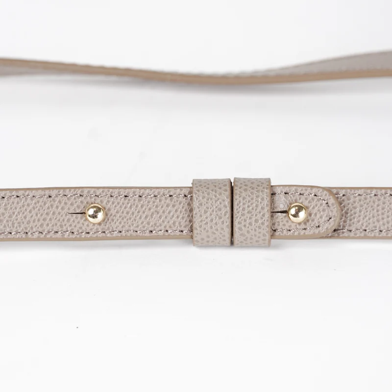 Bolso bandolera de piel para mujer khaki Ainara