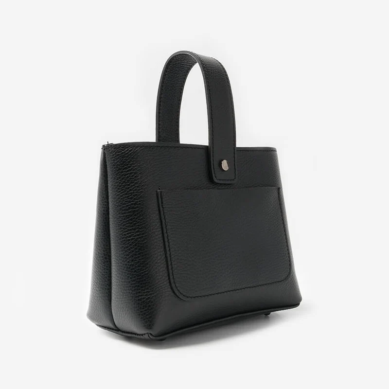 Bolso de mano de piel para mujer con asa giratoria Lauren