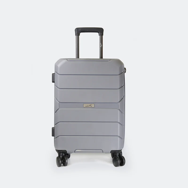 Maleta de cabina de XS/S 10kg 50cm/55cm de Polipropileno Steven Gris