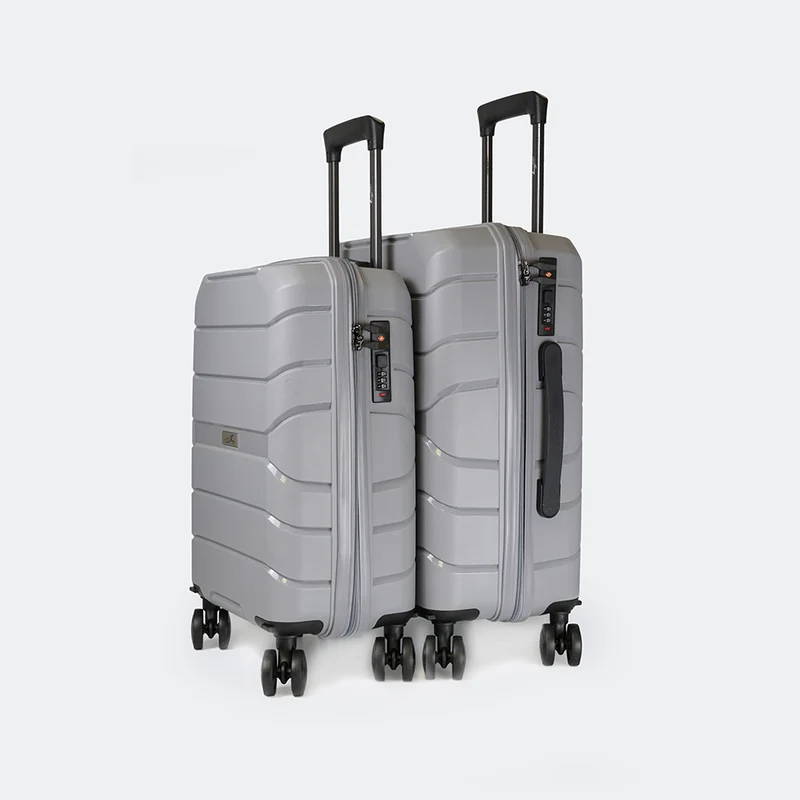 Maleta de cabina de XS/S 10kg 50cm/55cm de Polipropileno Steven Gris