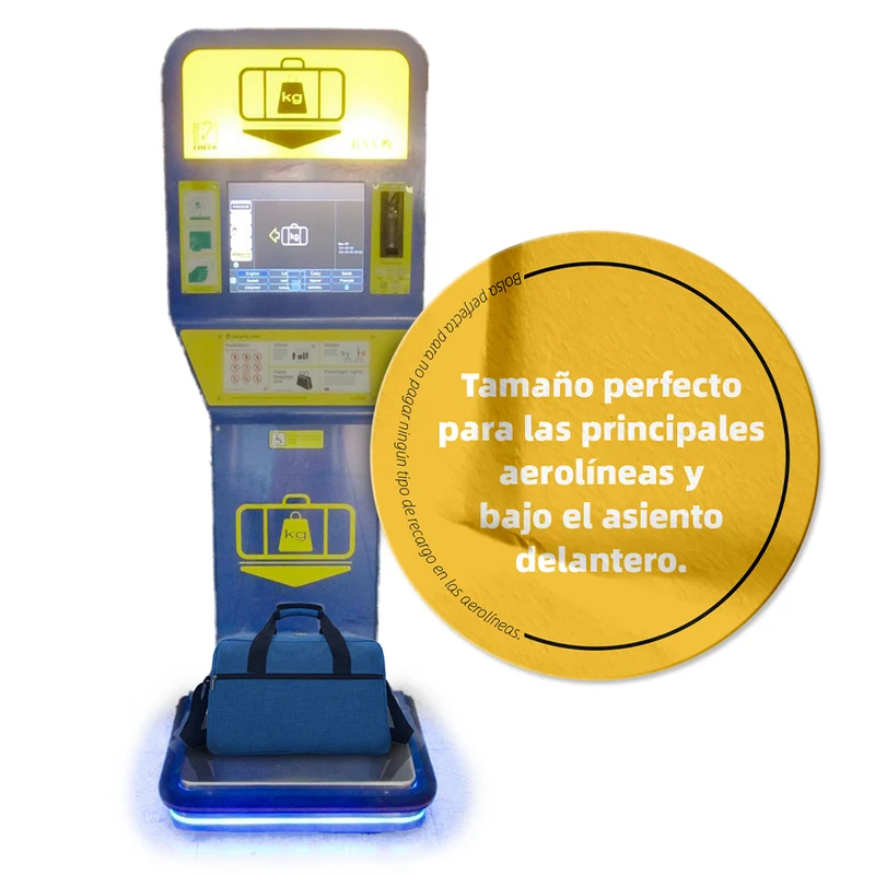 Raykong Bolsa de cabina Ryanair 40x20x25 cm 10kg equipaje de mano Vueling de tela impermeable Jacky