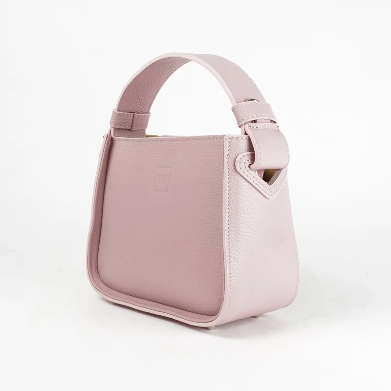 Bolso de mano de piel para mujer Pandorín rosa