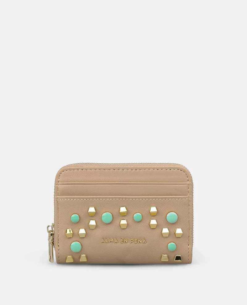 CARTERA CUADRADA TACHAS