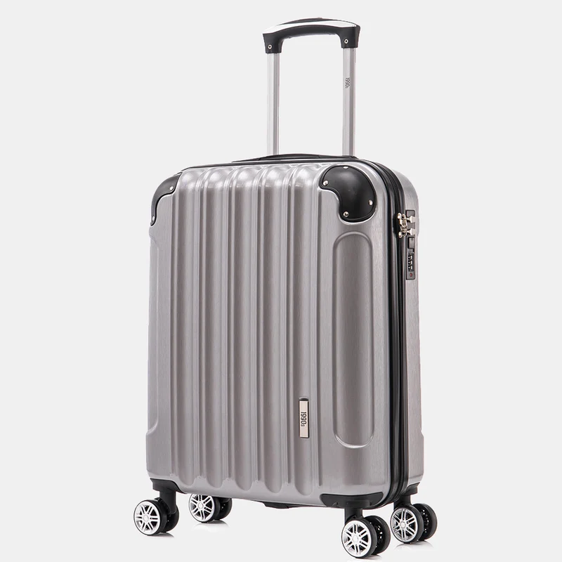 Maleta Cabina 55x40x20cm Policarbonato (44L) - 20 Pulgadas - Plateado