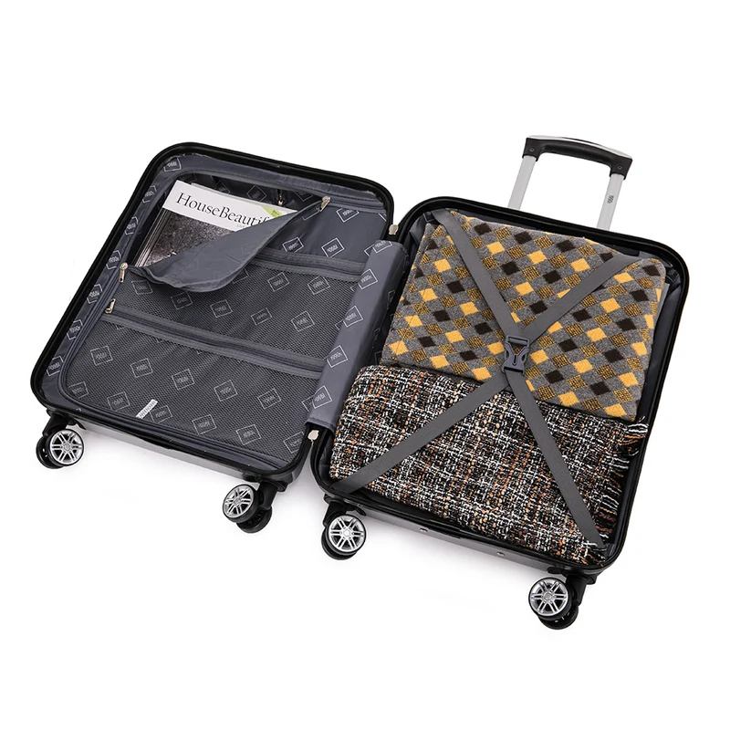 Maleta Cabina 55x40x20cm Policarbonato (44L) - 20 Pulgadas - Plateado