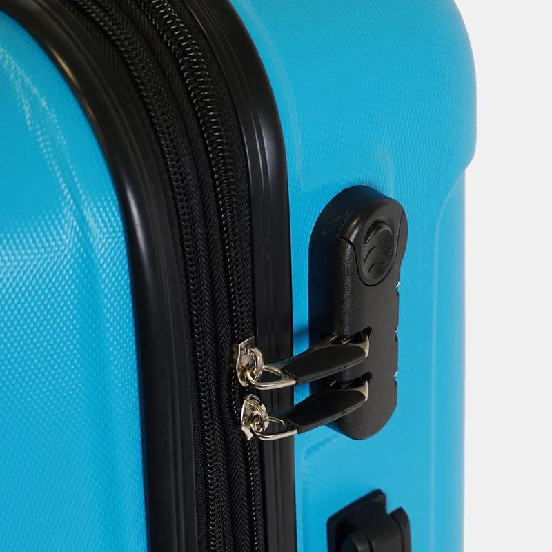Maleta de viaje grande extensible L-77cm-23kg-116L de ABS Kike turquesa