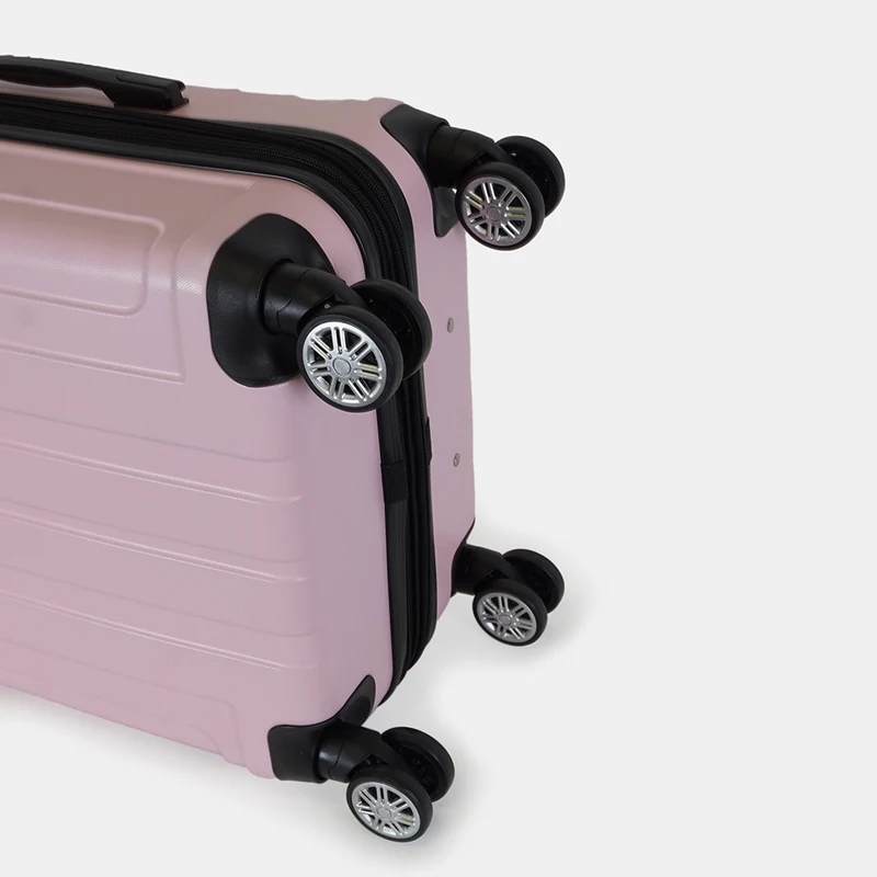 Maleta de viaje extensible XS-51cm-10kg / S-55cm-15kg de ABS Kike Rosa Claro