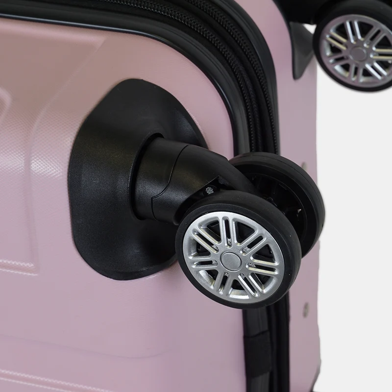Maleta de viaje extensible XS-51cm-10kg / S-55cm-15kg de ABS Kike Rosa Claro