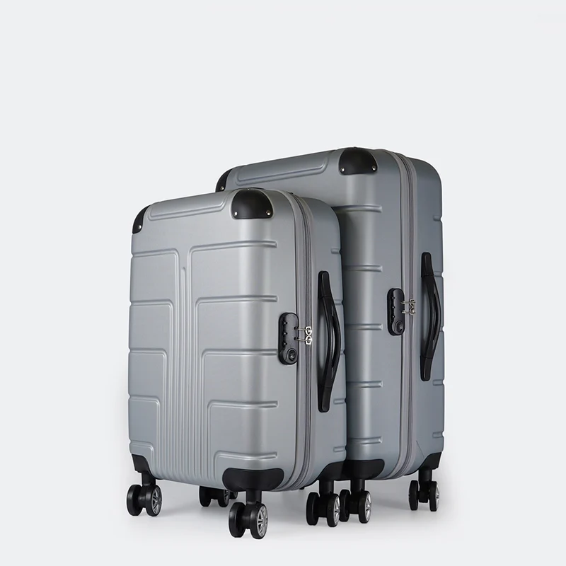 Maleta de cabina de S-15kg-55cm / M-20kg- 62cm de ABS Empire Plateado